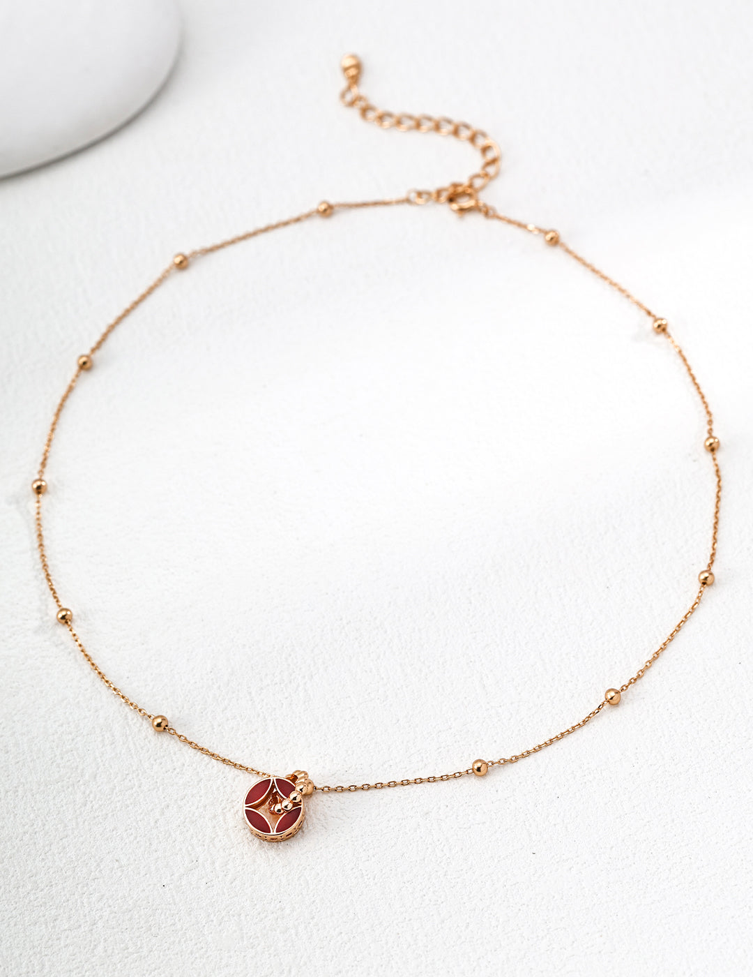 Vintage Chinese Luck Coin Necklace • 925 Sterling Silver Enamel Jewelry