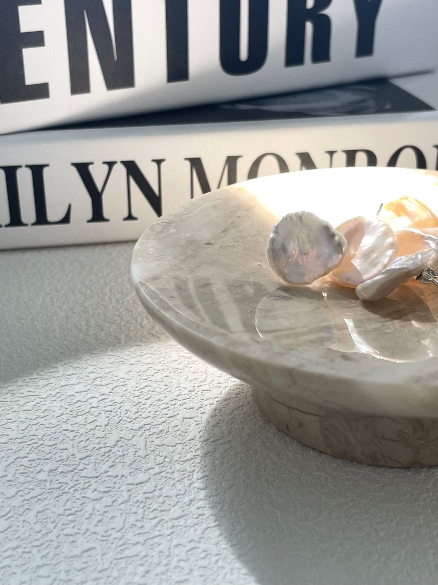 ✨ Baroque Petal Pearl Sterling Silver Stud Earrings ✨