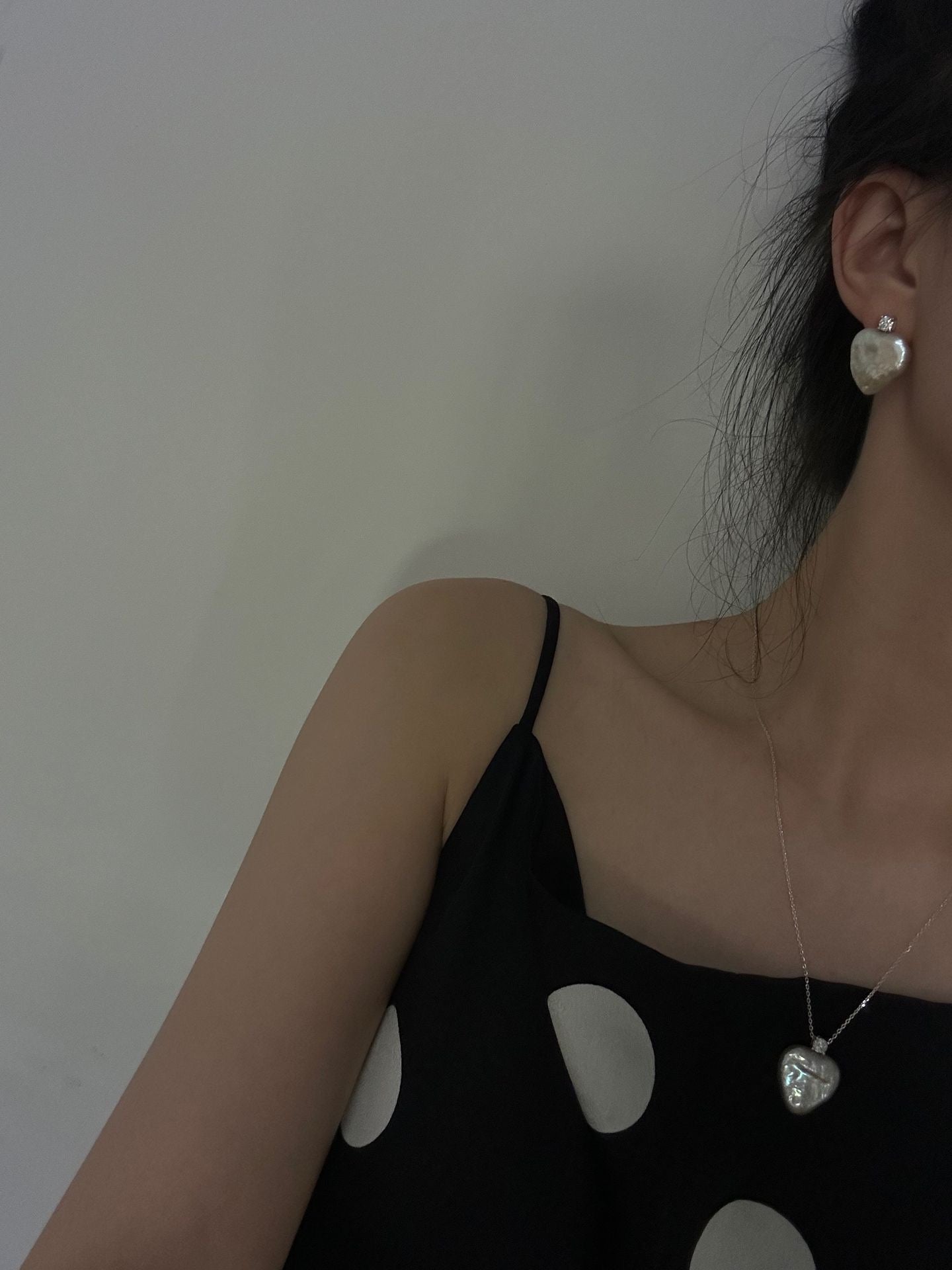✨ Baroque Petal Pearl Sterling Silver Stud Earrings ✨
